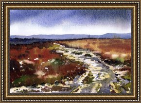 Boar Lane Framed Prints - Frosty Lane Norland by Paul Dene Marlor
