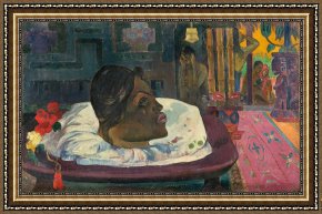 Royal Framed Prints - Arii Matamoe (the Royal End) by Paul Gauguin