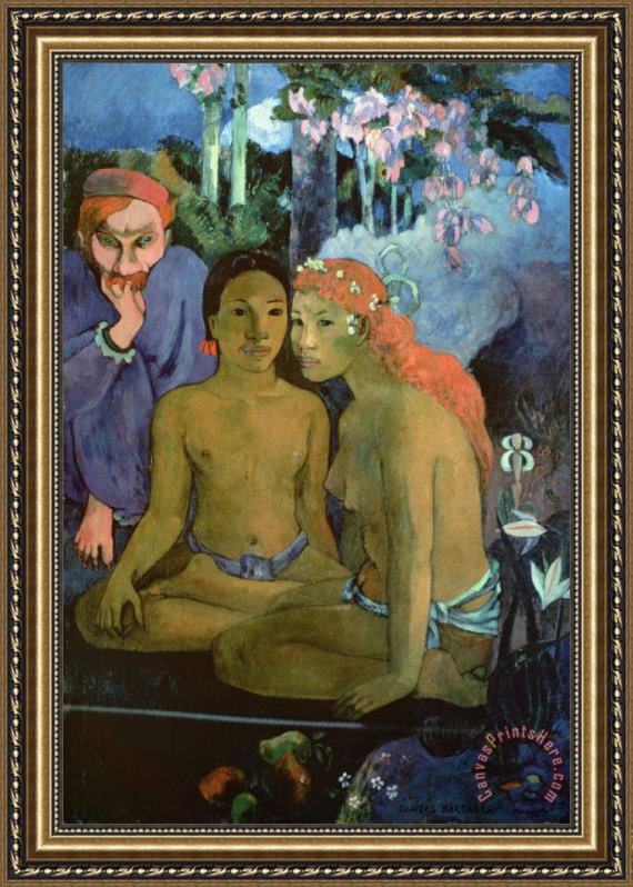 Paul Gauguin Contes Barbares Framed Print Paul Gauguin Contes Barbares Framed Print