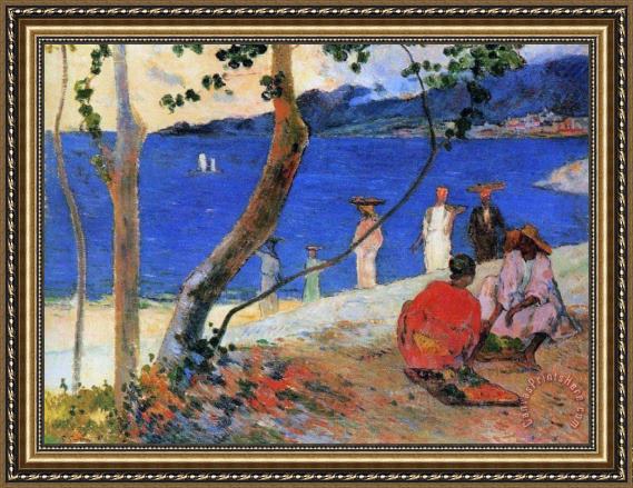 Paul Gauguin Martinique Island Framed Print Paul Gauguin Martinique Island Framed Print