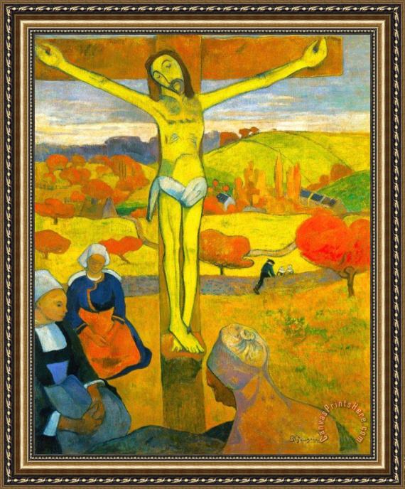 Paul Gauguin The Yellow Christ Framed Print Paul Gauguin The Yellow Christ Framed Print