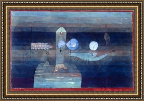 A Place Framed Prints - Good Place for Fish 1922 by Paul Klee