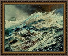 Waves, Framed Prints - A Wave by Pol Ledent