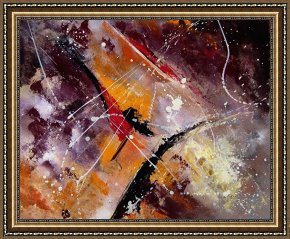Pol Ledent Framed Prints - Abstract 45 by Pol Ledent