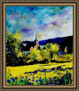 Village Framed Prints - Hour Village Belgium by Pol Ledent