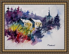 Watercolor Framed Prints - Watercolor 231207 by Pol Ledent