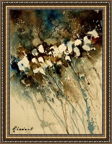Watercolor Framed Prints - Watercolor 901140 by Pol Ledent