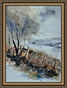 Watercolor Framed Prints - Watercolor by Pol Ledent