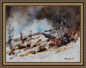 Watercolor Framed Prints - Watercolor Jjook by Pol Ledent