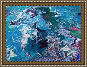 Cubist Lilies Framed Prints - Lilies by Ralph White