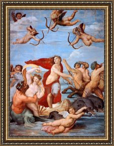 Raphael Framed Prints - Triumph Of Galatea by Raphael