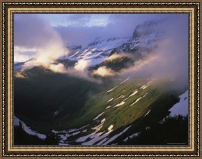 Over The Garden Wall Framed Prints - Clouds Fill The Valley at The Garden Wall in Logan Pass by Raymond Gehman