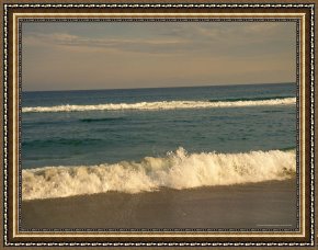 Waves, Framed Prints - Waves Crashing on The Beach at Cape Lookout National Seashore by Raymond Gehman