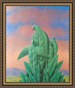 J.f.k. in Berlin, 1963 Framed Prints - The Natural Graces 1963 by rene magritte