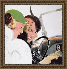 Advertisement Framed Prints - Advertisement For Solex Carburettors by Rene Vincent
