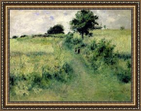 A Place Framed Prints - The Watering Place by Renoir