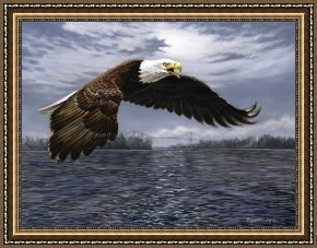 Wolfe Framed Paintings - Between Nations by Richard De Wolfe