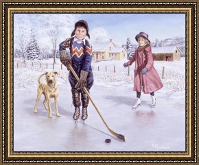 Wolfe Framed Paintings - Dreams of Glory by Richard De Wolfe