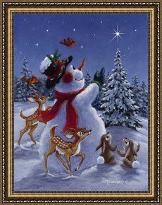 Wolfe Framed Paintings - Star of Wonder by Richard De Wolfe