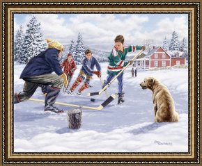 Wolfe Framed Paintings - This Time For Sure by Richard De Wolfe