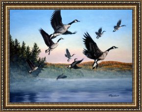 Golden Times Framed Prints - Time To Go by Richard De Wolfe