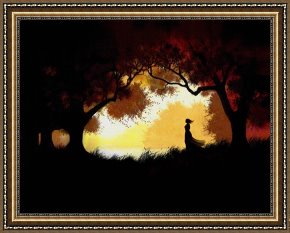 Robert Framed Prints - Forest Glen by Robert Foster