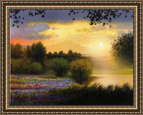 Newburyport Meadows Framed Prints - Meadow Light by Robert Foster