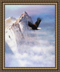 Robert Framed Prints - Mountain Majesty by Robert Foster