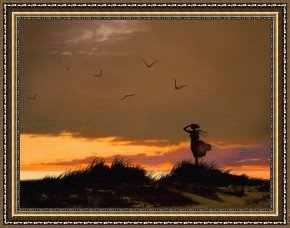 Robert Framed Prints - Sea View by Robert Foster