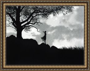 Robert Framed Prints - Windswept by Robert Foster