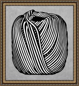 J.f.k. in Berlin, 1963 Framed Prints - Ball of Twine 1963 by Roy Lichtenstein