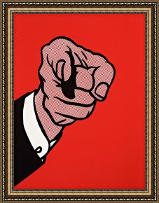 Untitled C.1951 Framed Paintings - Untitled 1973 by Roy Lichtenstein