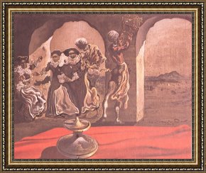 Bust Framed Prints - Invisible Bust of Voltaire by Salvador Dali