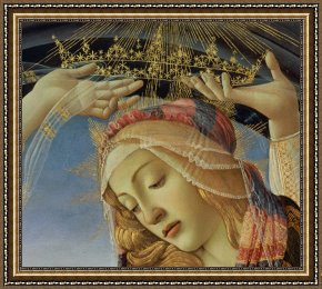 Sandro Botticelli Framed Prints - The Madonna Of The Magnificat by Sandro Botticelli