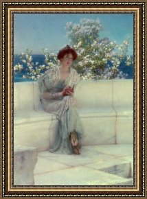 Spring Framed Prints - The Year's at the Spring - All's Right with the World by Sir Lawrence Alma-Tadema