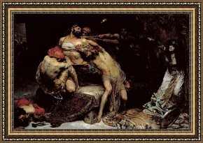 Joseph Framed Prints - Samson by Solomon Joseph Solomon