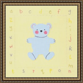 Animals Framed Prints - Alphabet Animals I by Sophie Harding