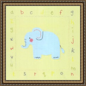 Animals Framed Prints - Alphabet Animals II by Sophie Harding