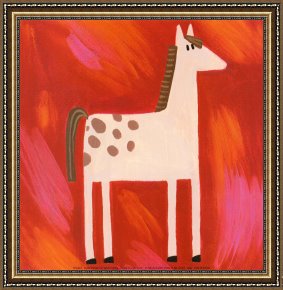 Animals Framed Prints - Quirky Animals I by Sophie Harding