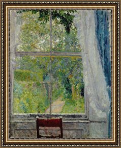 View of Delft Framed Paintings - View from a Window by Spencer Frederick Gore
