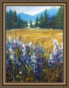 Newburyport Meadows Framed Prints - Sierra Meadow by Steven Mills