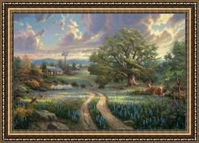 The Incredulity of Saint Thomas Framed Paintings - Country Living by Thomas Kinkade