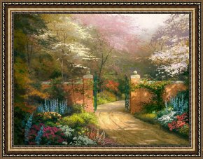 The Brandenburg Gate Berlin Framed Paintings - Gate of New Beginnings by Thomas Kinkade