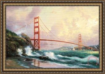 San Francisco Giants It Our Time Artwork By Thomas Kinkade Oil