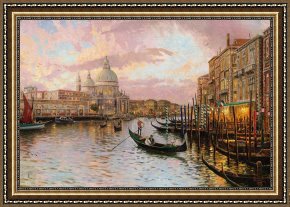 The Incredulity of Saint Thomas Framed Paintings - Venice by Thomas Kinkade