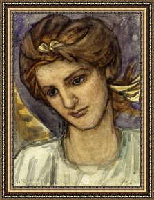 Bust Framed Prints - St Catherine by Thomas Matthews Rooke