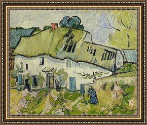 Carving The Name of Jesse Owens Into The Champions Plinth at The 1936 Summer Olympics in Berlin Framed Paintings - The Farm in Summer by Vincent van Gogh