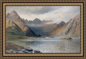 Song of The North Framed Prints - A Loch north of Hadrian's Wall by Walter Severn