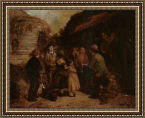 Round Midnight Framed Prints - Gathering Round by William Hemsley