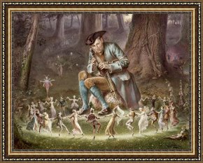 The Fairy Feller's Masterstroke Framed Prints - Fairy Dance by William Holmes Sullivan